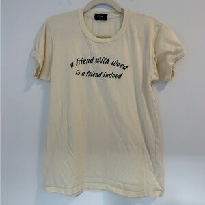 Cream Graphic T-Shirt